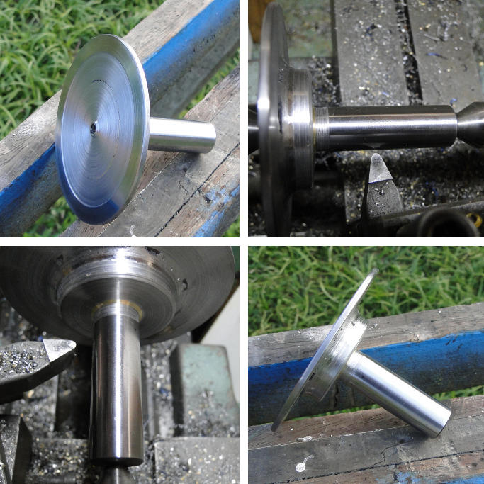 dispositivo fixar lixa frontal em mandril de torno para madeira Campeche Florianopolis